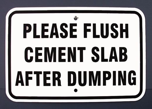 Dump Station Sign